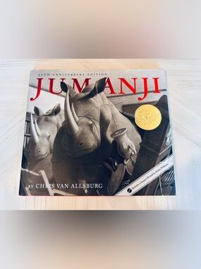 Jumanji 30th Anniversary Edition Hardcover Book with Cover + Storybook CD